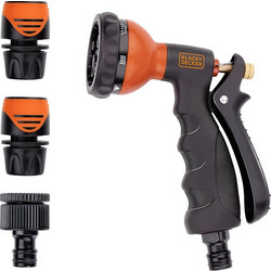 Σετ Πιστόλι Νερού Black+Decker με 7 διαφορετικές ρυθμίσεις και 3 αξεσουάρ 8424821000000000