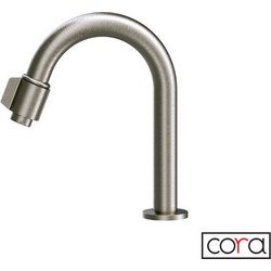 Μπαταρία Νεροχύτη Για Χρήση Φίλτου Cora 13504-100 Χρωμέ Χωρίς Ανάμιξη