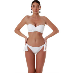 Bluepoint Bikini Top Strapless με Ενίσχυση Λευκό 24066093D-01
