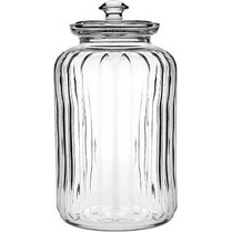 Γυάλινο Βάζο με καπάκι 250cl Y25 8cm Pasabahce Σετ 3 c477330