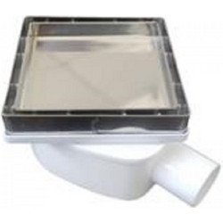 Stamplast Σιφώνι Με Σχάρα INOX Επιγεμιζόμενη 13mm Χ 13mm PINCH13-03-S1