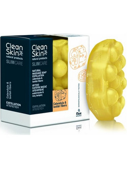 Clean Skin Calendula & Loofah Massage Σαπούνι Scrub Σώματος 100gr