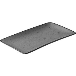 Πιατέλα Ορθογώνια Estia Terra Πορσελάνινη 31x21cm Grey 07-16296