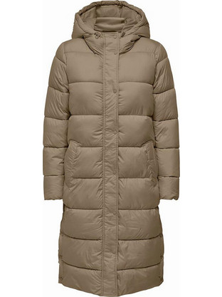 Only Γυναικείο Μπουφάν Χειμωνιάτικο Puffer Μακρύ Tigers Eye 15304791