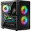 Logic Portos ARGB Mini Black Mini Tower Κουτί Υπολογιστή RGB με Πλαϊνό Παράθυρο