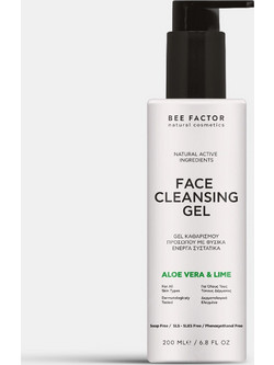 Bee Factor Aloe Vera & Lime Cleansing Gel Καθαρισμού Προσώπου 200ml