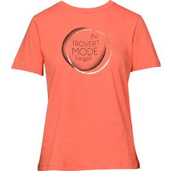 Target Γυναικείο Αθλητικό T-Shirt Κοραλί S22/65500-52