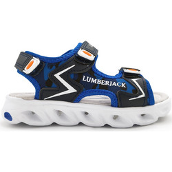 Lumberjack Παιδικά Πέδιλα για Αγόρι με Φωτάκια Royal Blue SBG7206-001-N4750-M0142