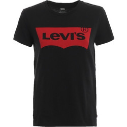 Levis The Perfect Large Batwing Γυναικείο Αθλητικό T-shirt Μαύρο 17369-0201