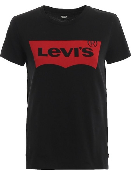 Levis The Perfect Large Batwing Γυναικείο Αθλητικό T-shirt Μαύρο 17369-0201