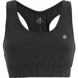 Deha Racer Back Top Αθλητικό Μπουστάκι με Μέτρια Στήριξη Μαύρο A00100-10009