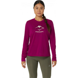 ASICS Fujitrail Logo Γυναικείο Αθλητικό T-Shirt Φούξια 2012D042-500