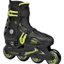 Roces Orlando III Inline Αυξομειούμενα Rollers Παιδικά Μαύρα Lime