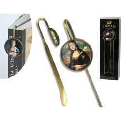 Μεταλλικός Σελιδοδείκτης Carmani L. Da Vinci Mona Lisa 14.6x3 013-0203