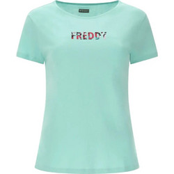 Freddy Γυναικείο Αθλητικό T-Shirt Τιρκουάζ S2WFTT1D52-1177