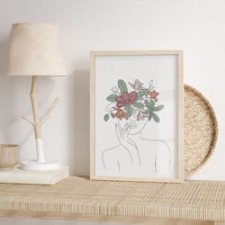 Flower Wreath - Αφίσες - Poster - Walls