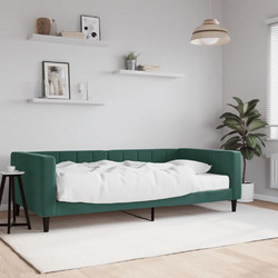 vidaXL Καναπές Κρεβάτι Μονό Υφασμάτινο 90x200cm +Στρώμα 3197282