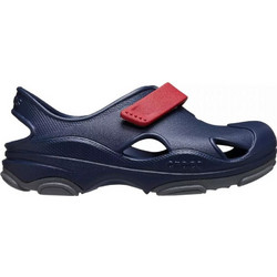 Crocs All Terrain Fisherman Παιδικά Παπούτσια Θαλάσσης για Αγόρι Navy Μπλε 208351-4CC