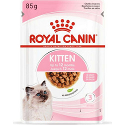 Royal Canin Kitten Instinctive with Meat in Gravy 85gr