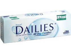 Alcon & Ciba Vision Dailies All Day Comfort Toric Ημερήσιοι Φακοί Επαφής Αστιγματικοί Υδρογέλης 30τμχ
