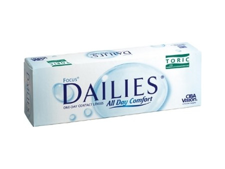Alcon & Ciba Vision Dailies All Day Comfort Toric Ημερήσιοι Φακοί Επαφής Αστιγματικοί Υδρογέλης 30τμχ