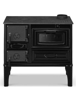 Simge No 304 Μαντεμένια Ξυλόσομπα με Φούρνο 10kW