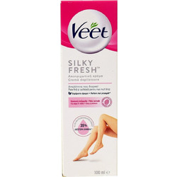 Veet Silky Fresh Aloe Vera Αποτριχωτική Κρέμα για Ευαίσθητες Επιδερμίδες 100ml