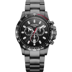 Roamer Ανδρικό Ρολόι Χρονογράφος με Γκρι Μεταλλικό Μπρασελέ R861837445520