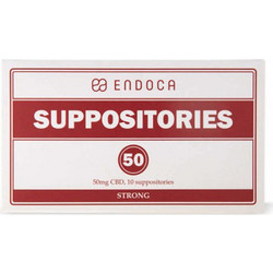 Endoca Hemp Υπόθετα 500mg CBD 10τμχ