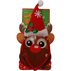 Παιδική Στέκα Μαλλιών Christmas κόκκινος σκούφος