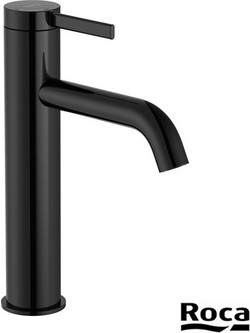 Μπαταρία Νιπτήρα Ona Medium με Βαλβίδα Click System Titanium Black A5A3C9ECN0 Roca