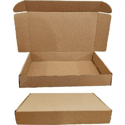 Metron Κουτιά Συσκευασίας Χάρτινα 34x22x4cm Κραφτ 100 τεμ