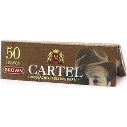 CARTEL BROWN UNBLEACHED ΑΚΑΤΕΡΓΑΣΤΟ 50 ΧΑΡΤΑΚΙΑ ΣΤΡΙΦΤΟΥ