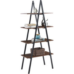 Homemarkt ΡΑΦΙΕΡΑ STAM HM18073.04 ΜΑΥΡΟΣ ΜΕΤΑΛΛΙΚΟΣ ΣΚΕΛΕΤΟΣ-ΜΕΛΑΜΙΝΗ ΚΑΡΥΔΙ 71x38x165Υεκ