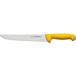 ΜΑΧΑΙΡΙ ΚΡΕΟΠΩΛΕΙΟΥ CARBON PROF.10122-24cm/YELLOW - COMAS