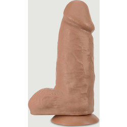 Blush Au Naturel Bold Chub Ρεαλιστικό Dildo με Βεντούζα & Όρχεις 27.5cm Mocha