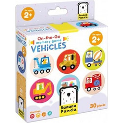 Παιδικό Παζλ Banana Panda - Memory Game Vehicles ΠΟΛΥΧΡΩΜΟ