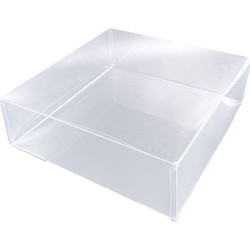 Κουτί Διάφανο Τετράγωνο PET Βασιλόπιτας 30x30x9Y cm