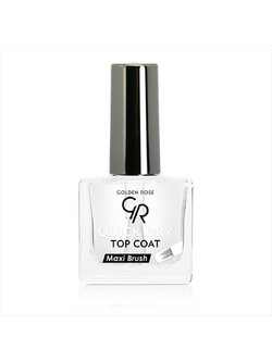 Golden Rose Top Coat Maxi Brush Gloss Βερνίκι Νυχιών Μακράς Διαρκείας Quick Dry 10ml