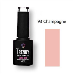 Trendy Soak Off 93 Champagne Ημιμόνιμο Βερνίκι Νυχιών 6ml