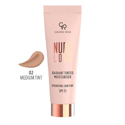 Golden Rose Nude Look Radiant Tinted Moisturiser 02 Medium SPF25 32ml