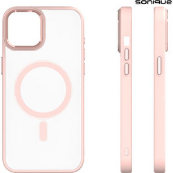 Sonique Magnetic MagMetal Θήκη iPhone 14 Plus Pink