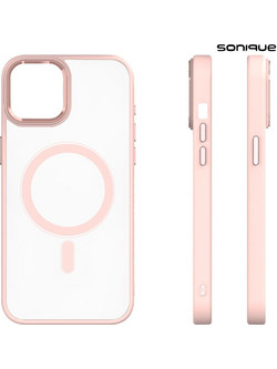 Sonique Magnetic MagMetal Θήκη iPhone 14 Plus Pink