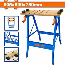 WADFOW ΠΤΥΣΣΟΜΕΝΟΣ ΠΑΓΚΟΣ ΕΡΓΑΣΙΑΣ 605X480X750mm WWE1525