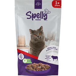 Spelly Premium Adult Grain Free with Beef in Jelly 85gr