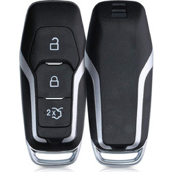 Θήκη Κλειδιού Αυτοκινήτου Ford KW Key Fob Shell Σκληρή 3 Κουμπιά MyKey Key Free - Black (53710.01)