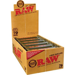 Raw Πλαστική Μηχανή Στριφτού 79mm Συσκευασία 12 Τεμαχίων Πλαστικό