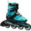 Rollerblade Microblade Inline Rollers Μαύρα Τιρκουάζ 43.072219