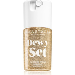 Anastasia Beverly Hills Dewy Set Setting Spray Mini λαμπρυντική mist για το πρόσωπο με άρωμα Coconut & Vanilla 30 ml
