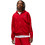 Jordan Essentials Ανδρική Ζακέτα Fleece με Κουκούλα και Φερμουάρ Κόκκινη DQ7350-687